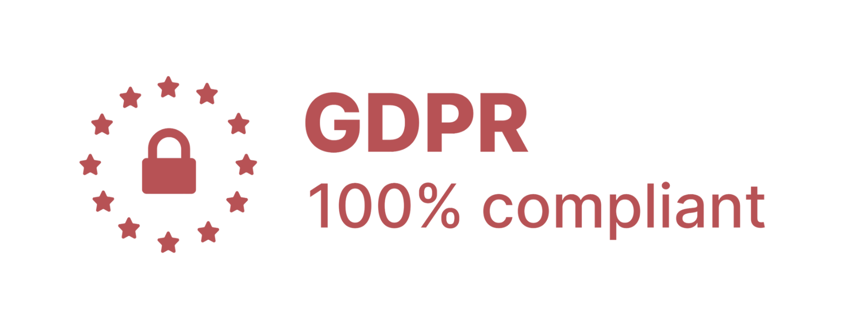 GDPR 100% compliant